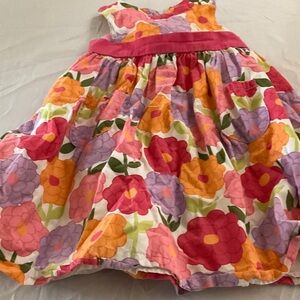 Gymboree Floral Kids Dress - Pink, Orange, Purple